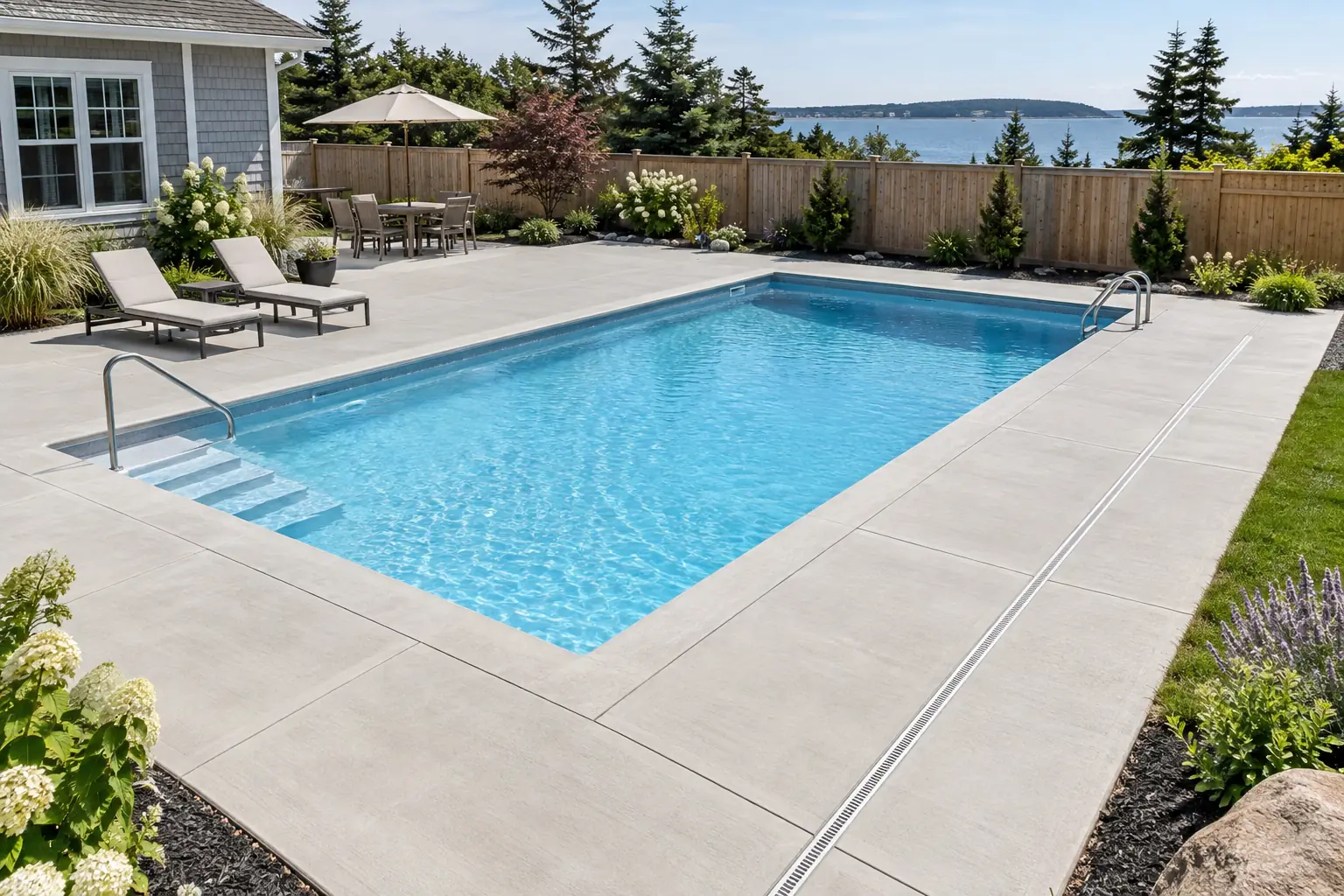 Pool Decks project in Prince Edward Island